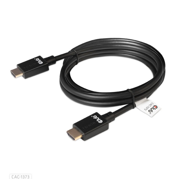 Club3D HDMI 2.1 Male to HDMI 2.1 Male Ultra High Speed 4K120HZ 8K60HZ 3m/9.84ft Adapter CERTIFIED Black