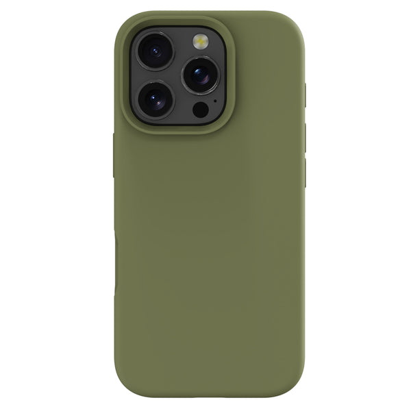 Blu Element Silicone w/MagSafe Case Olive for iPhone 16 Pro