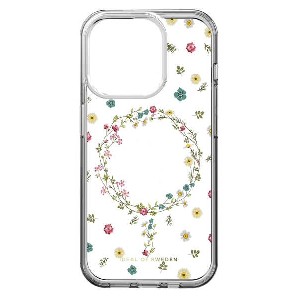 Ideal of Sweden Clear Mid MagSafe Case Petite Floral for iPhone 15 Pro