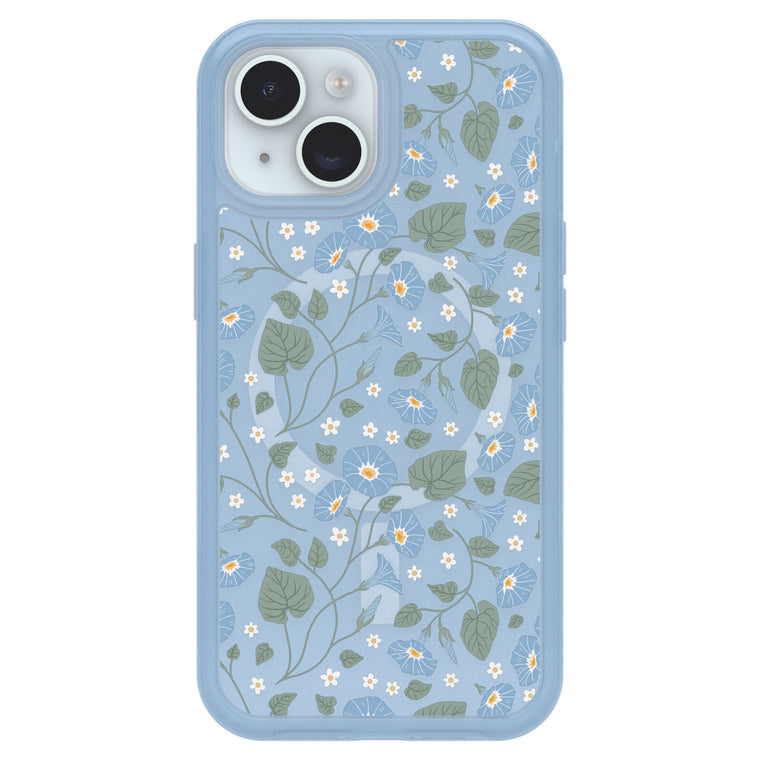OtterBox Symmetry Clear MagSafe Case Dawn Floral for iPhone 15/14/13