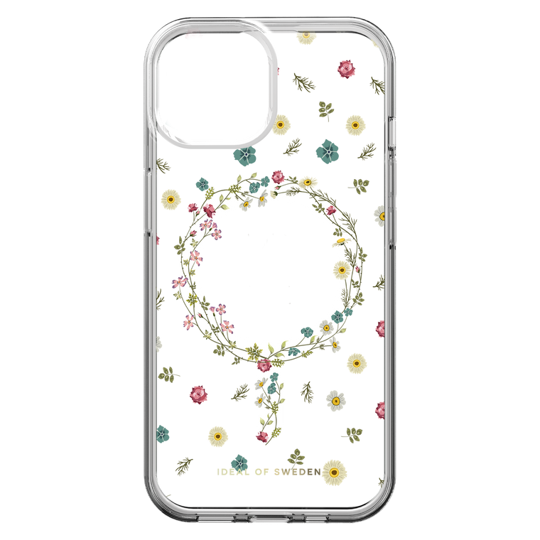 Ideal of Sweden Clear Mid MagSafe Case Petite Floral for iPhone 16e/15/14/13