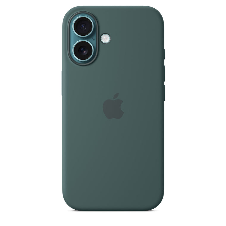 Apple Silicone Case with MagSafe Lake Green for iPhone 16