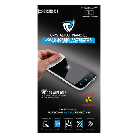 Crystaltech Crystaltech Nano 2.0 Antimicrobial Liquid Screen Protection