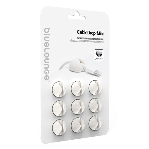 Bluelounge Cabledrop CableClip Mini White